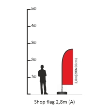 Shop flag 2.8m Α (FL 7001)